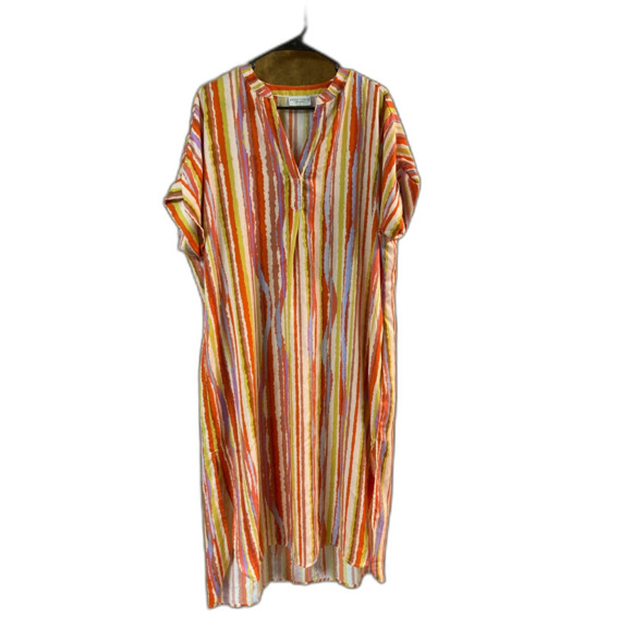 Dress Forum Los Angeles Striped Maxi, Swim Cover, or Mrs. Roper Pub Crawls Sz S - Picture 1 of 3